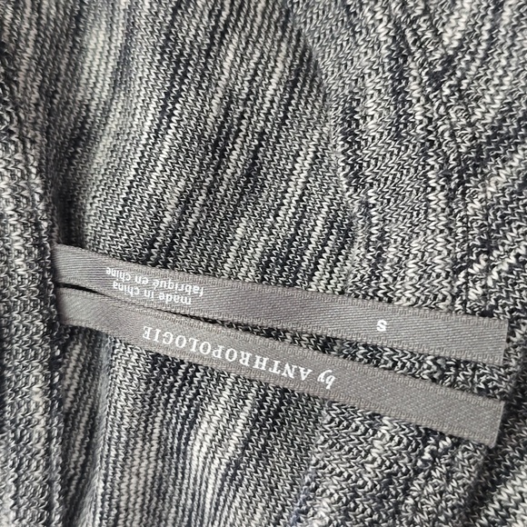 Anthropologie Charcoal Crew Neck Sweater Sz Sm - Picture 5 of 5